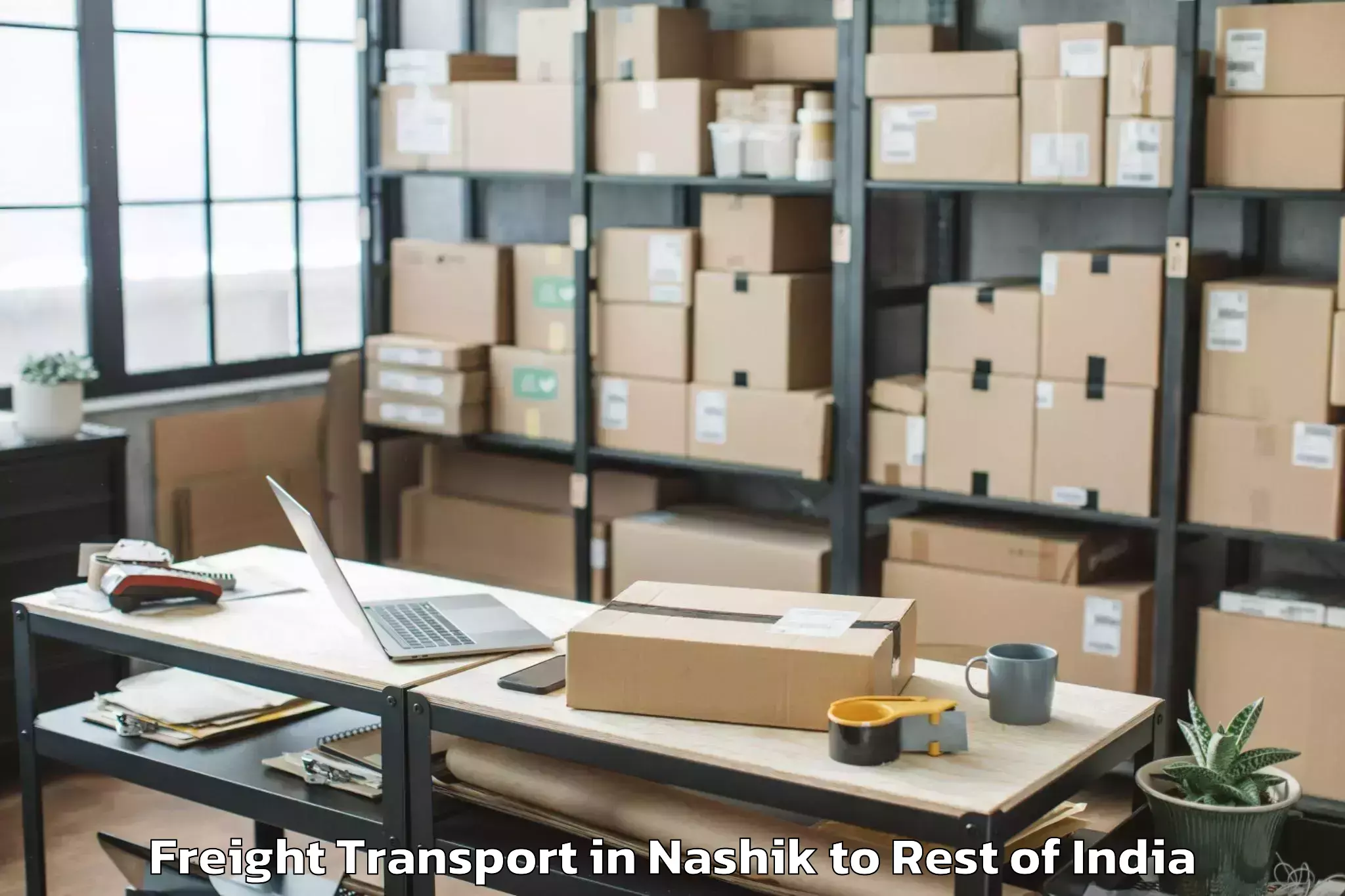 Book Nashik to Mutharam Freight Transport